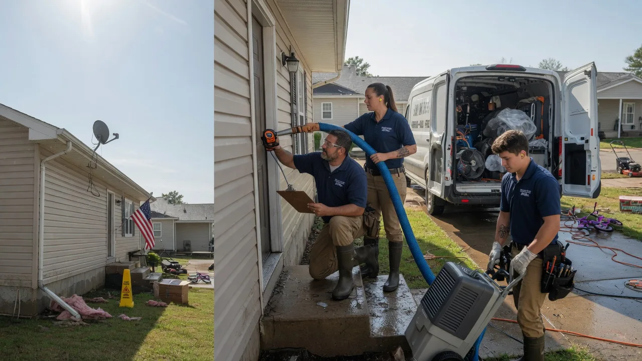 Ceiling Water Damage Restoration in Kilbourne, LA near me